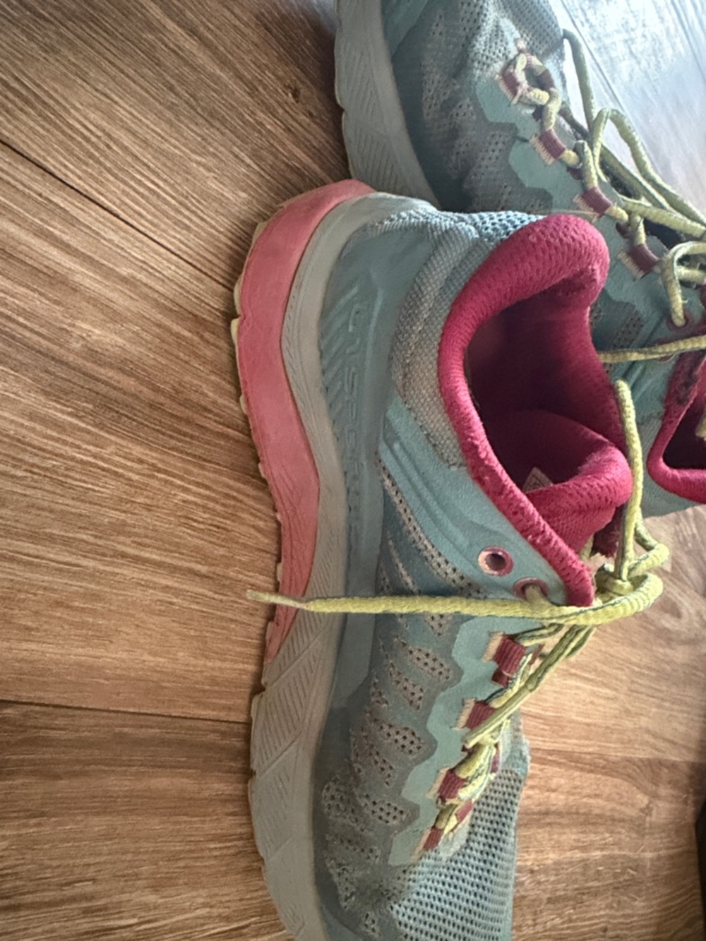 La Sportiva Women's Athletic Shoes in Teal, Pink and Lime